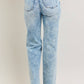 Mineral Wash High Waisted Distressed 90's Straight
