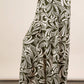 Chloe Printed Wide Leg Long Pants