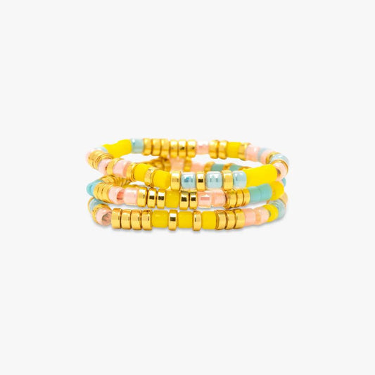 Mixed Sead Bead Ring Set - The Salty Mare