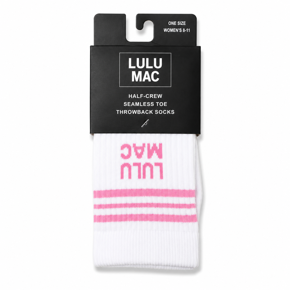 Lulu Mac Socks Single Pair - LIGHT PINK