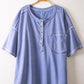 Mineral Washed Oversized Comfy Knit Top