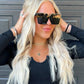 LARK - Women's Oversized Rectangle Polarized Sunglasses