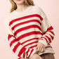 Striped Oversized Knit Sweater