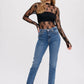 FLORAL EMBROIDERY LACE MESH LAYERING TOP