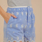 Hailes Embroidered Cotton Shorts