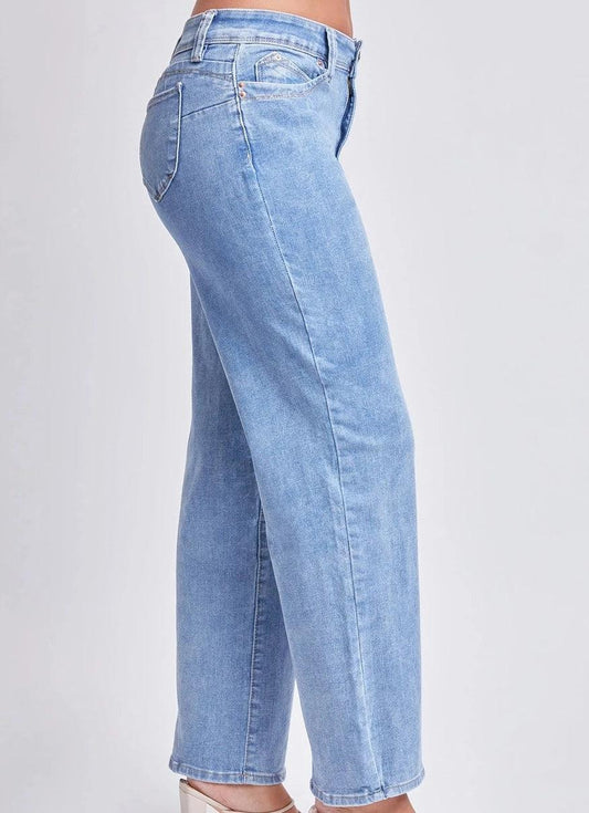 Junior WBB High Rise Straight Jeans - The Salty Mare