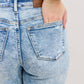 Mineral Wash High Waisted Distressed 90's Straight