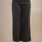 Leopard Printed Marine Straight Pants