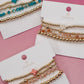 BOHO CROSS BEADED BRACELET SET