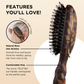 Boar Bristle Hair Brush | Tortoise