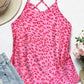 Strappy Back Leopard Tank Top - The Salty Mare