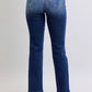 Judy Blue Washed Straight Leg Jeans with Pockets