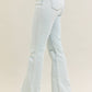 Mid Rise Distressed & Fray Hem Bootcut