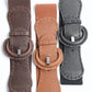 Distressed Wide Stitch Elastic Belt - Western Chic Style