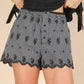 Hailes Embroidered Cotton Shorts