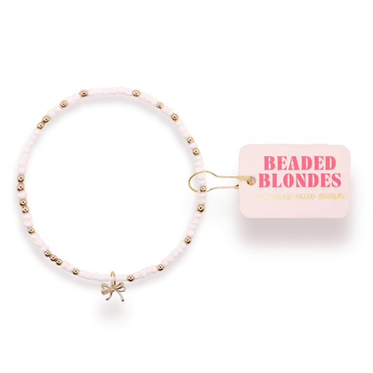 Bow Charm Bracelet on Color