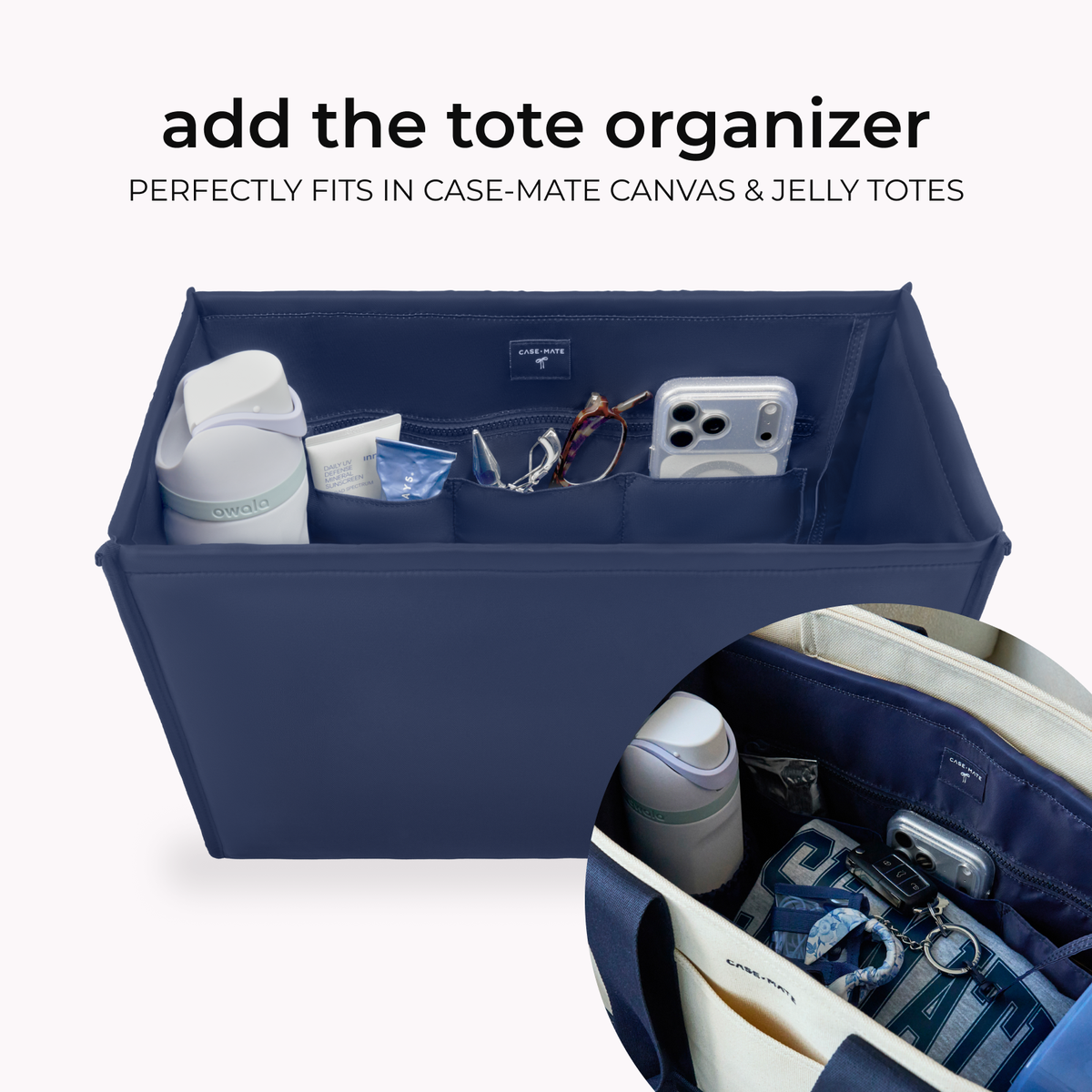 Case-Mate Something Navy Twilly Jelly Tote Bag (Classic)