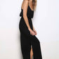 JERSEY CAMI STRAPPY BACK SIDE SLITTED MAXI KNIT