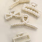 PEARL HAIR CLAW CLIPS