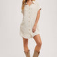 BUTTON UP SHIRT DRESS WITH POCKET