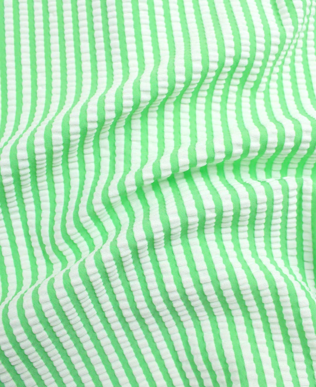 Spring Green Seersucker Swimsuit