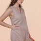 Striped Knit Romper