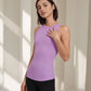 Ribbed Boat Neck Tank Top