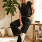 Scuba Contrast Stitch Lounge Set
