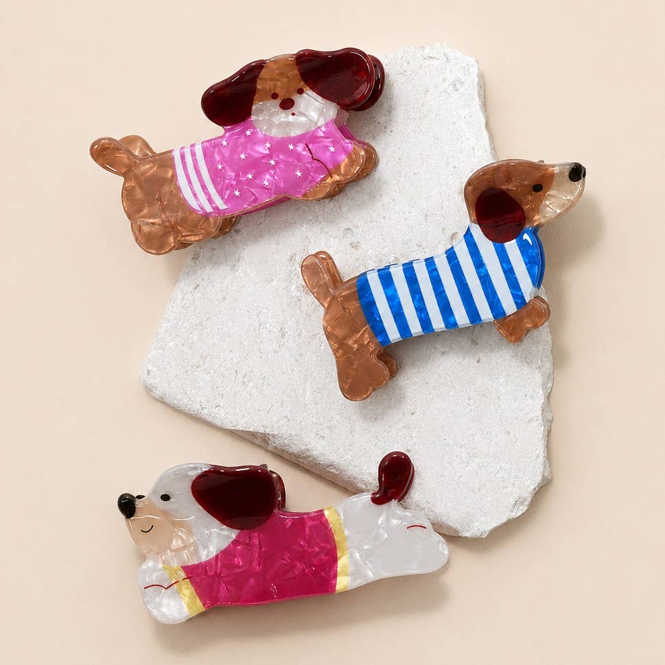 DOG HAIR CLAW CLIPS