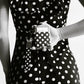 Polka Dot - Leather Zip Wallet