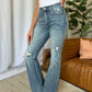 Judy Blue Medium Rise Tummy Control Destroy Flare