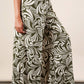 Chloe Printed Wide Leg Long Pants