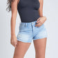 Junior WannaBettaButt High-Rise Frayed Hem Shorts - The Salty Mare