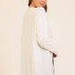 Open-Front Waffle Knit Cardigan