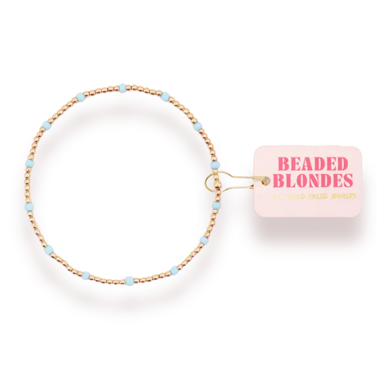 Powder Blue Dainty Poppi Bracelet