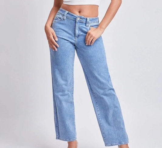Junior WBB High Rise Straight Jeans - The Salty Mare