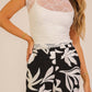 Mock Neck Lace Mesh Top