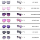 ACE - Unisex Aviator Sunglasses – Polarized Hair-Friendly