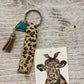Cowhide Keychain - The Salty Mare