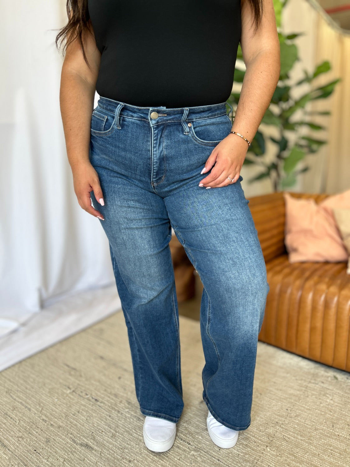 RFM High Rise Tummy Control Flare Jeans