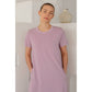 MINERAL WASHED COTTON MAXI DRESS