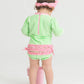 Spring Green Seersucker Swimsuit