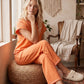 Scuba Contrast Stitch Lounge Set