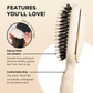 Boar Bristle Hair Brush | Tan
