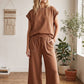 Scuba Contrast Stitch Lounge Set