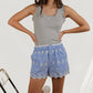 Hailes Embroidered Cotton Shorts