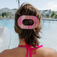 Summer Crush | Large | Flat Round Hair Clip