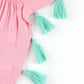 Girls Pink Kaftan Cover-Up