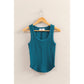 Scoop Neck Ribbed Tank Top