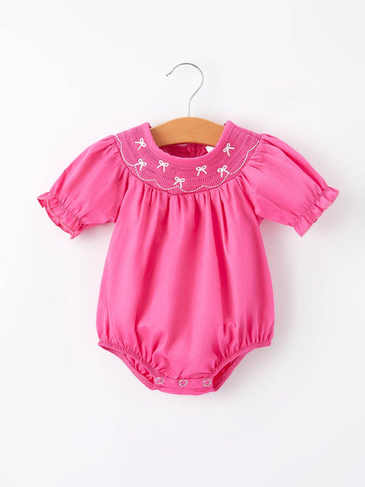 Bow Smocked Romper